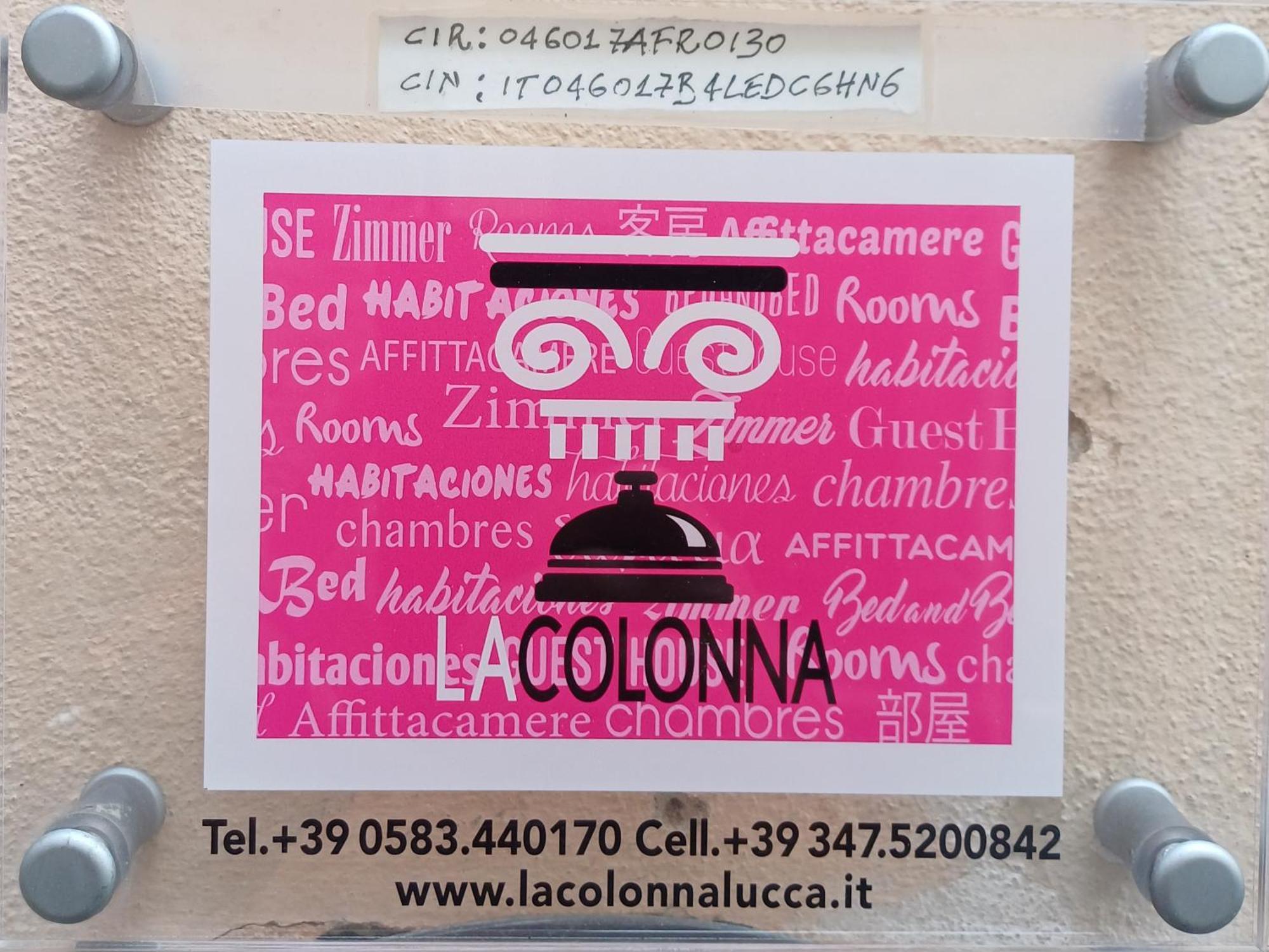 La Colonna Hotel Lucca Exterior photo